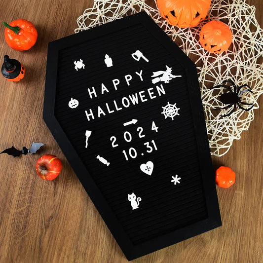 Spooky Board - Coffin Letterboard